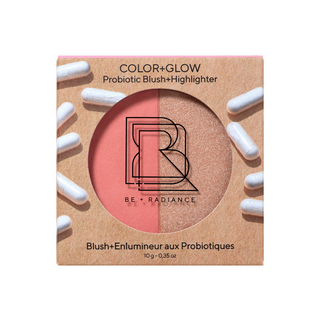 COLOR+GLOW Blush+Enlumineur aux Probiotiques N°01