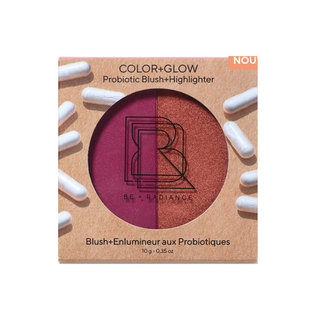 COLOR+GLOW Blush+Enlumineur aux Probiotiques N°06